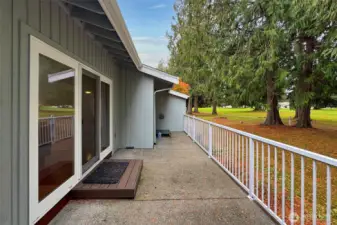 Private Back Patio