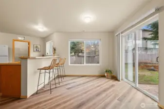 Informal Dining area