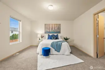 Massive Primary Bedroom with 2 walk-in closets