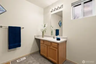Spacious Primary Bath with 2nd walk-in closet