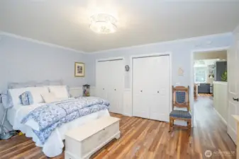 Another perspective of the primary suite with gorgeous new LVP flooring.