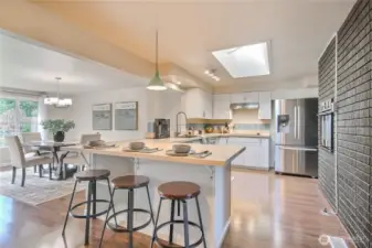 Breakfast bar adjacent to the dining area