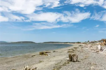 One of the few Beaches where you can fish for Salmon off the shore