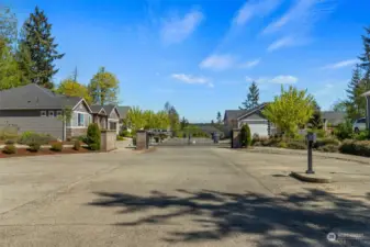 Welcome to The Greens in Gig Harbor, a gated community.
