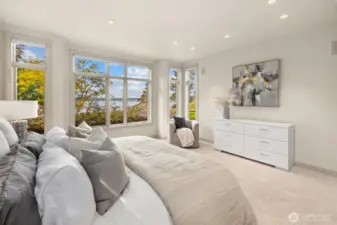 Fresh new carpet and ample space to relax, this room embodies luxury at its finest, offering the perfect retreat.