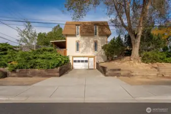 Lower garage entrance