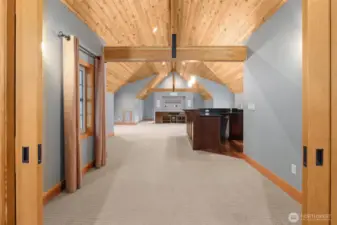 Huge bonus room on the 2nd floor with vaulted ceilings and wet bar perfect for entertaining.