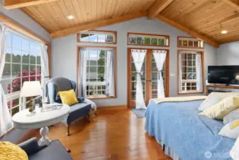 Sit out on your private balcony and enjoy the beautiful lake views.