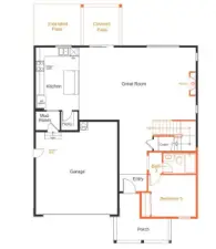 First floor with bed 5