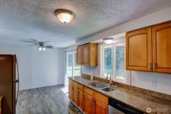 Dining room off of kitchen (Unit A)