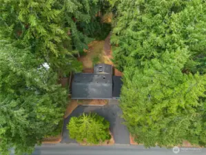Aerial view - roof is clean and ready for new owners.
