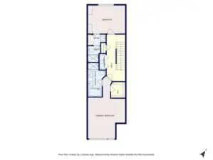 Upper floor plan