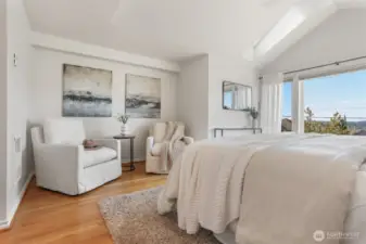An extra nook space in the primary suite offers flexible options.