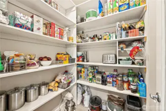 Large walk-in pantry