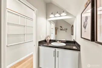 1/2 bath on main floor