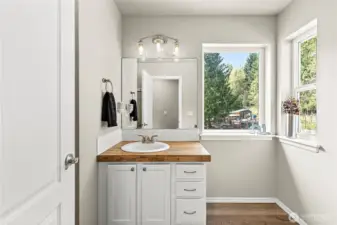 3/4 bath on 2nd floor