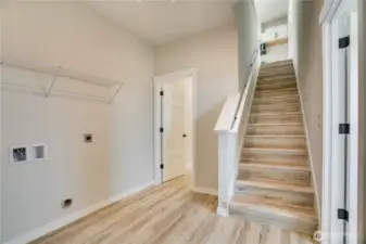 Downstairs to the additional bedrooms and/or flex rooms if you choose!
