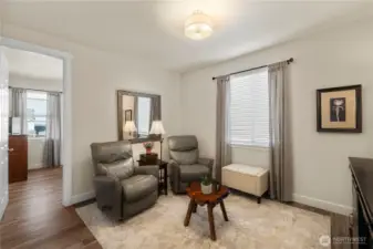 Jr. suite living area.