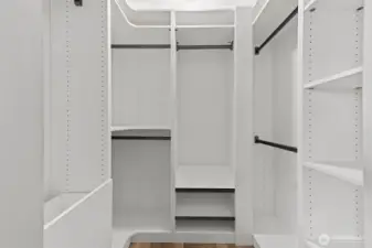 custom made full closet