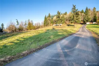 Paved Driveway & Pasture