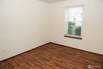 Vacant second bedroom and large closet!