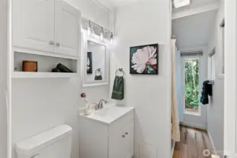 Bathroom on the main floor