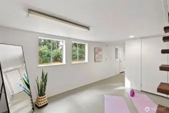 Basement from stairs