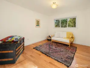 Third bedroom with full closet. Great bedroom or office space for work-from-home or homework!