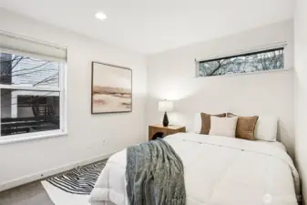 1st bedroom on the right.