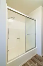 Shower and bathtub