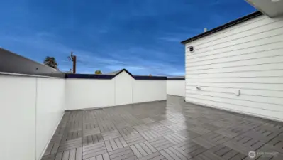 Large Roof Deck with Pleasant Views, Designer Decking