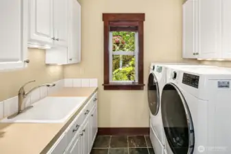 Huge laundry room by the bedrooms.