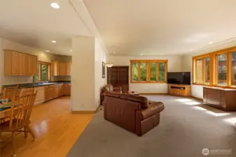 Kitchen & Living Room
