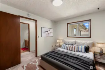Virtual staged bedroom #2