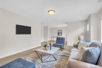 Huge upstairs family/rec room