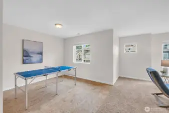 Upstairs rec room