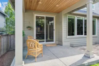 Covered patio