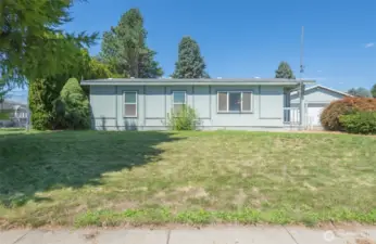 Front of home.