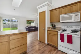 Loads of cabinet space in addition to the huge pantry