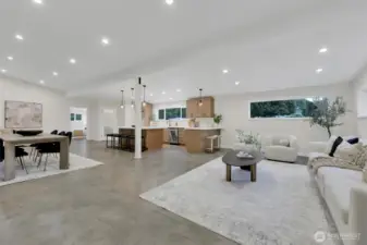 Fresh interior paint and stylish new flooring throughout.