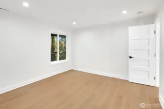 lower level primary bedroom with en suite