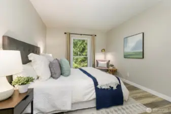 The trees assure privacy.