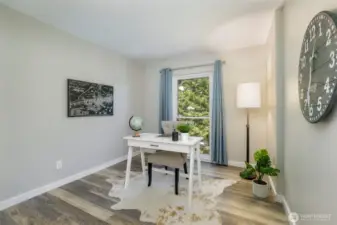 2nd bedroom can be used as a flex room or office.