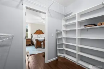 Walk - In closet off Primary