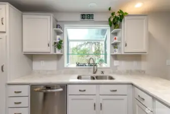 Beautiful Window to look out over the backyard