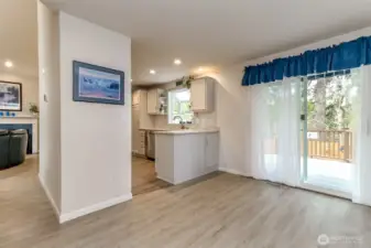 Bonus Space off Kitchen leads to deck