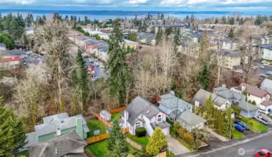 Close to Puget sound and public transit