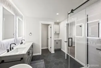 No expense spared on this brand new bathroom!