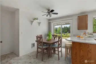 Kitchen with Eating Space.