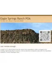 Eagle Springs Ranch Web site QR code